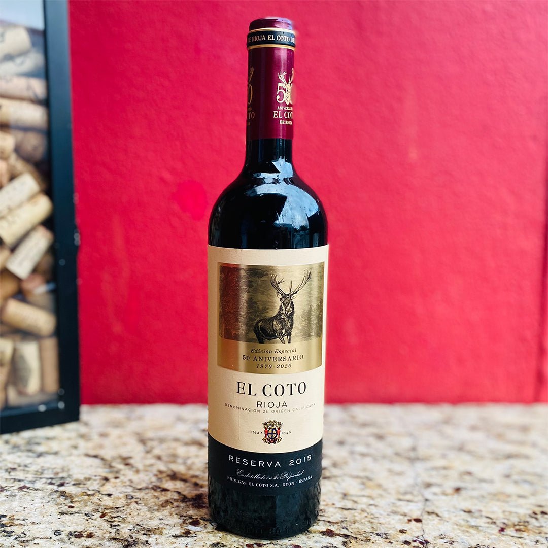 2015 EL COTO 50TH ANIVERSARIO EDICION ESPECIAL RESERVA, RIOJA SPAIN-Happy Wine Calle Ocho