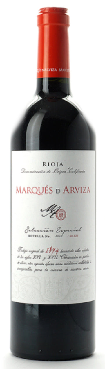 2016 MARQUES DE ARVIZA SELECCION ESPECIAL, RIOJA SPAIN-Happy Wine Calle Ocho