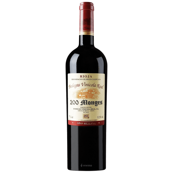 2005 200 MONGES GRAN RESERVA BY BODEGAS VINICOLA REAL, RIOJA SPAIN