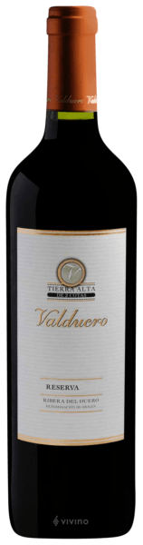 WINE - 2016 VALDUERO RESERVA  TIERRA DE 2 COTAS  RESERVA, RIBERA DEL DUERO SPAIN