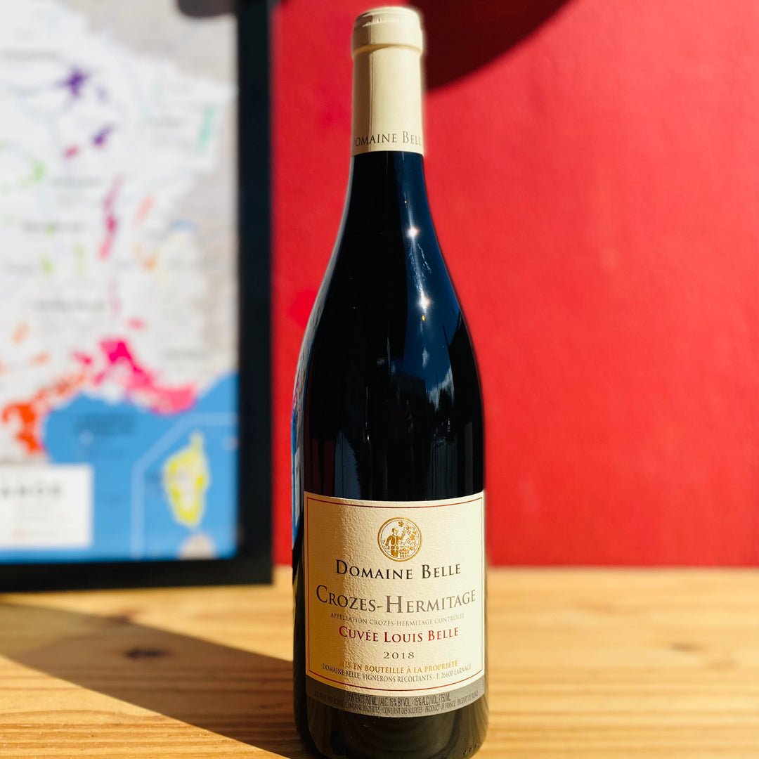 2019 DOMAINE BELLE CROZES-HERMITAGE CUVEE LOUIS BELLE, RHONE FRANCE-Happy Wine Calle Ocho