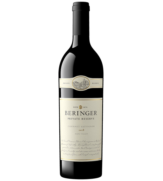 WINE - 2018 BERINGER PRIVATE RESERVE CABERNET SAUVIGNON, NAPA VALLEY CALIFORNIA
