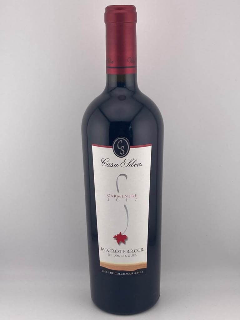 2017 CASA SILVA MICROTERROIR DE LOS LINGLES CARMENERE, VALLE DE COLCHAGUA CHILE-Happy Wine Calle Ocho