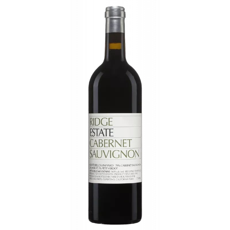 RIDGE VINEYARDS ESTATE CABERNET SAUVIGNON SANTA CRUZ MOUNTAINS CALIFORNIA-Happy Wine Calle Ocho