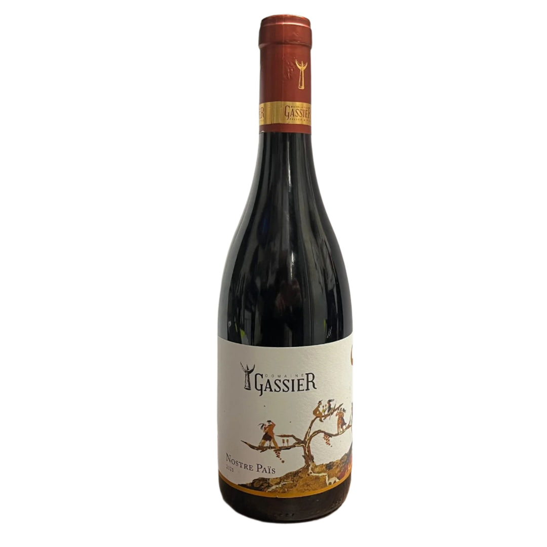 2021 DOMAINE GASSIER COSTIERES DE NOMES NOSTRE PAIS ROUGE RHONE FRANCE-Happy Wine Calle Ocho