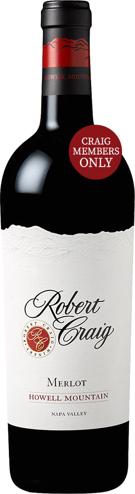2016 ROBERT CRAIG MERLOT SAUVIGNON HOWELL MOUNTAIN, NAPA VALLEY CALIFORNIA-Happy Wine Calle Ocho