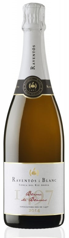 2020 RAVENTOS I BLANC  BLANC DE BLANCS, CONCA DEL RIU ANOIA, CATALONIA SPAIN-Happy Wine Calle Ocho