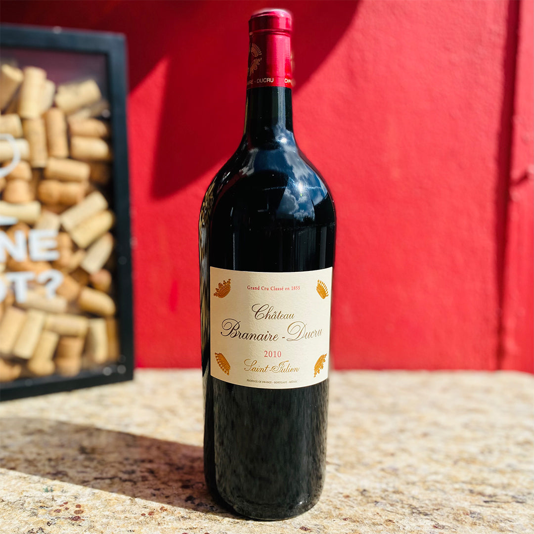 2010 CHATEAU BRANAIRE-DUCRU MAGNUN 1.5 LITER, SAINT-JULIEN RED BORDEAUX FRANCE-Happy Wine Calle Ocho