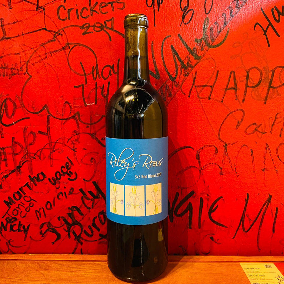 2017 RILEY'S ROWS 3X3 RED BLEND, NORTH COAST CALIFORNIA-Happy Wine Calle Ocho