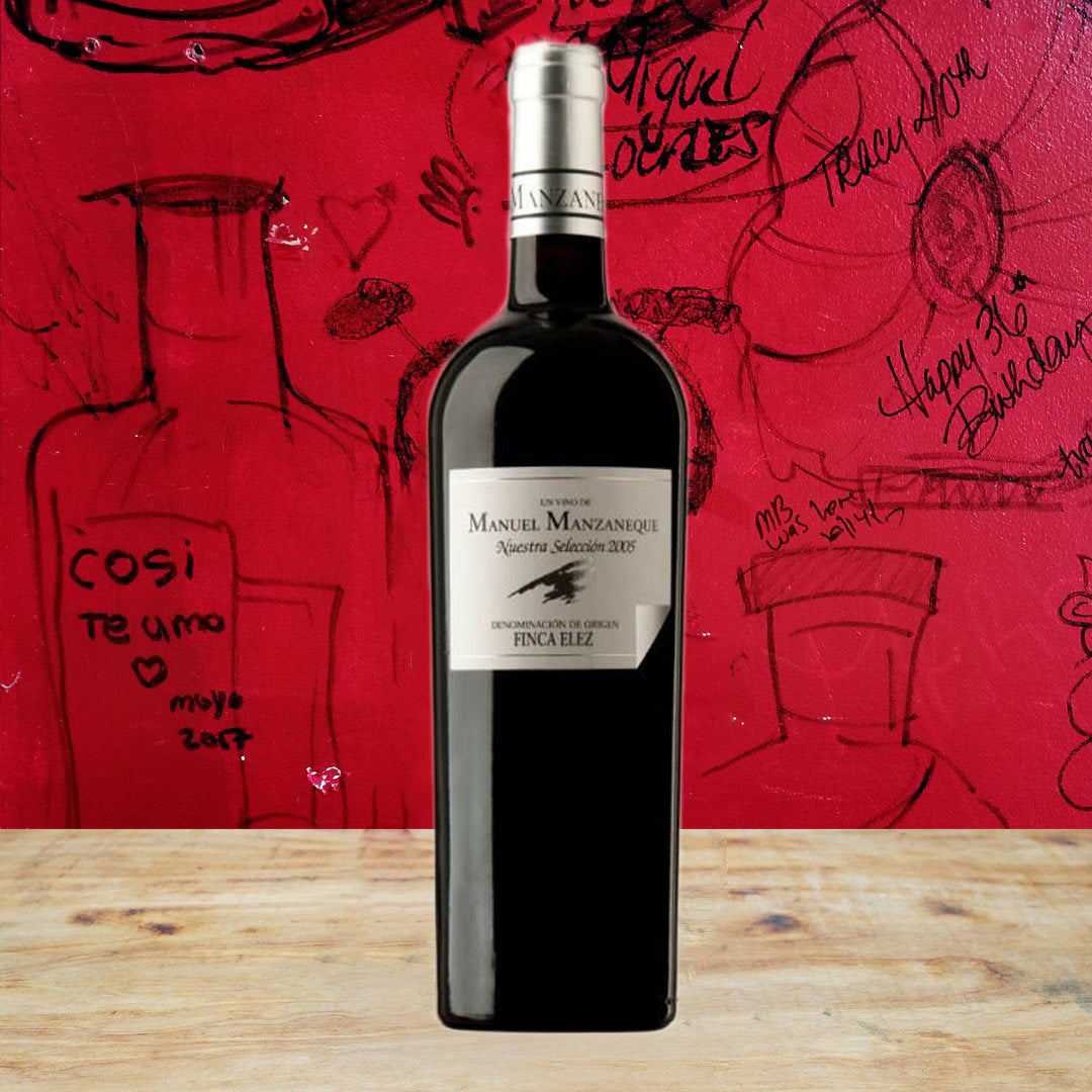 2009 MANUEL MANZANEQUE, ESCENA, FINCA ELEZ, VINO DE PAGO, SPAIN-Happy Wine Calle Ocho