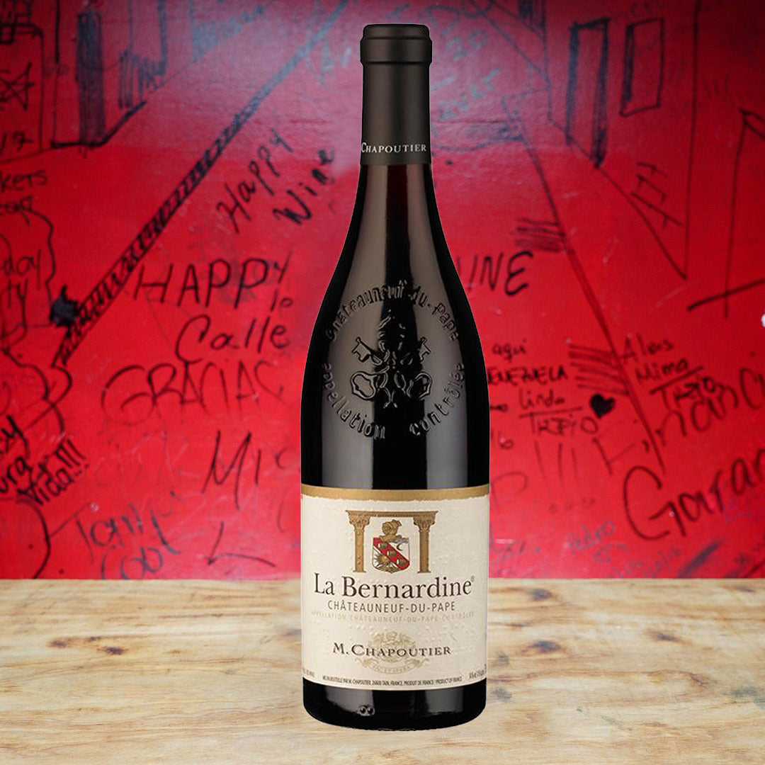 2016 M. CHAPOUTIER LA BERNARDINE, CHATEAUNEUF-DU-PAPE, RHONE VALLEY FRANCE-Happy Wine Calle Ocho