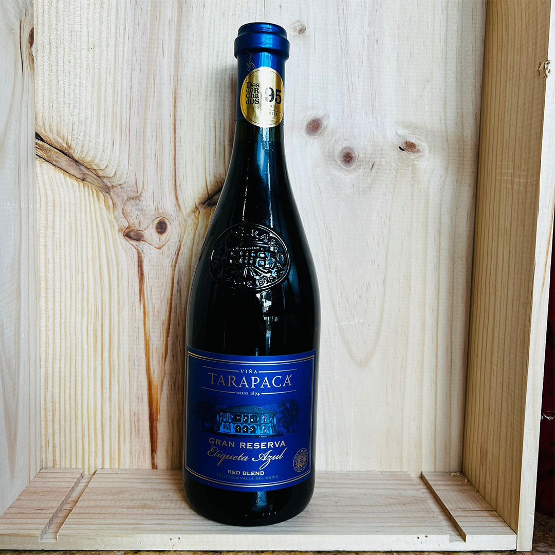 2018 TARAPACA ETIQUETA AZUL GRAN RESERVA RED BLEND, MAIPO VALLEY CHILE-Happy Wine Calle Ocho