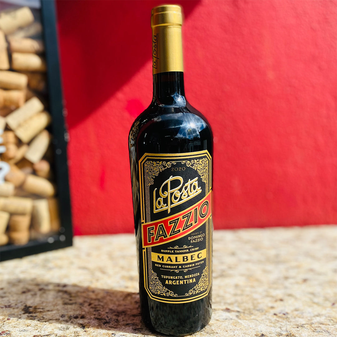 2019 LA POSTA DOMINGO FAZZIO MALBEC, TUPUNGATO MENDOZA ARGENTINA-Happy Wine Calle Ocho