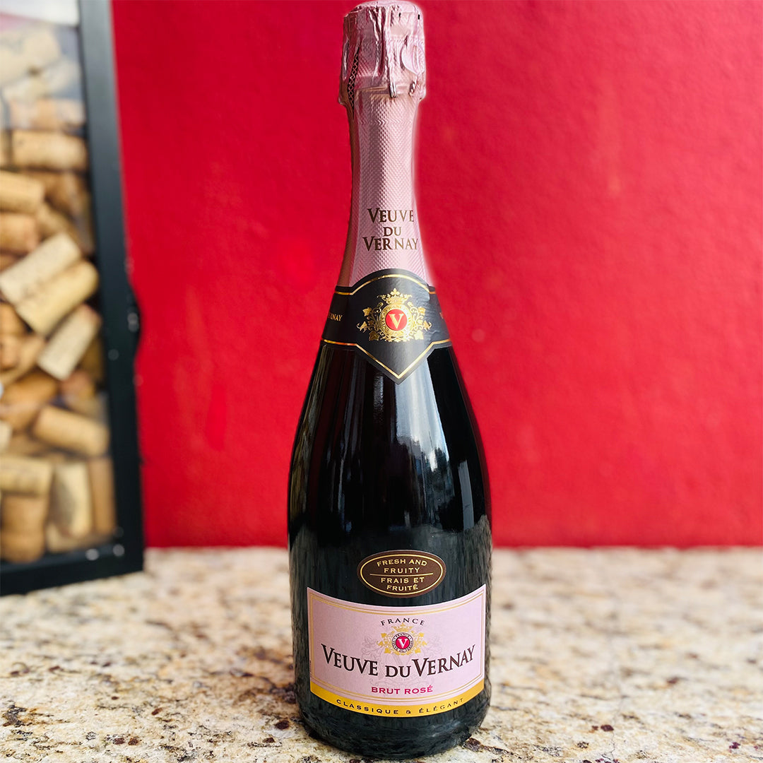VEUVE DU VERNAY ROSE, BRUT, FRANCE-Happy Wine Calle Ocho