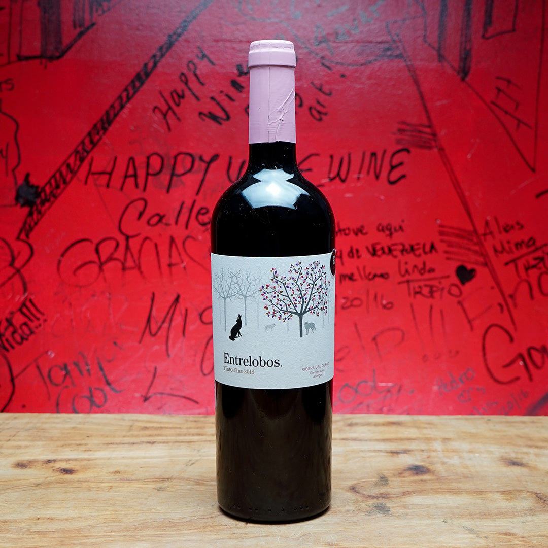 2017 ENTRELOBOS BY VINEDOS SINGULARES, RIBERA DEL DUERO, SPAIN-Happy Wine Calle Ocho