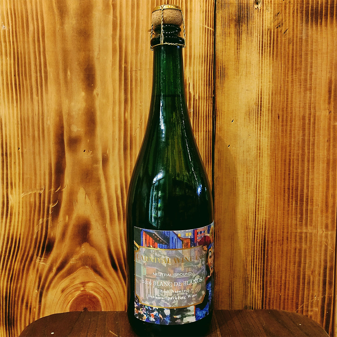 2016 CARNIVAL WINE SPARKLING BLANC DE BLANCS, SONOMA COUNTY-Happy Wine Calle Ocho