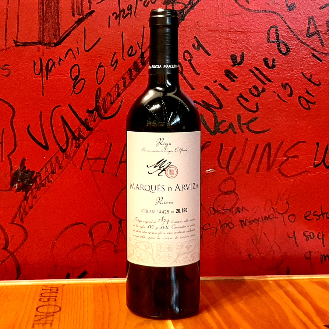 2013 MARQUES DE ARVIZA RESERVA, RIOJA SPAIN-Happy Wine Calle Ocho