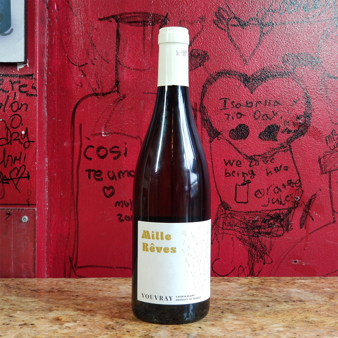 2019 MILLE REVES VOUVRAY CHENIN BLANC, LOIRE VALLEY FRANCE-Happy Wine Calle Ocho
