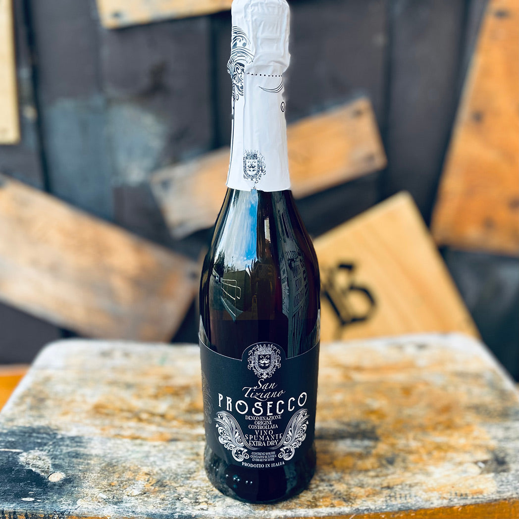 SAN TIZIANO PROSECCO DOC EXTRA DRY, VENETO ITALY-Happy Wine Calle Ocho