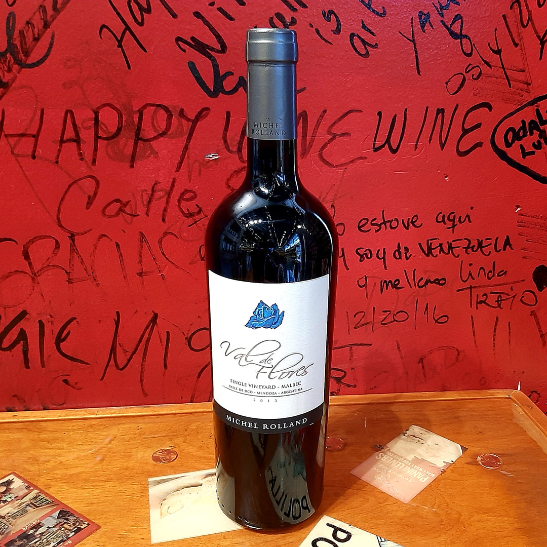 2013 MICHEL ROLLAND  VAL DE FLORES MALBEC SINGLE VINEYARD, VALLE DE UCO MENDOZA ARGENTINA-Happy Wine Calle Ocho