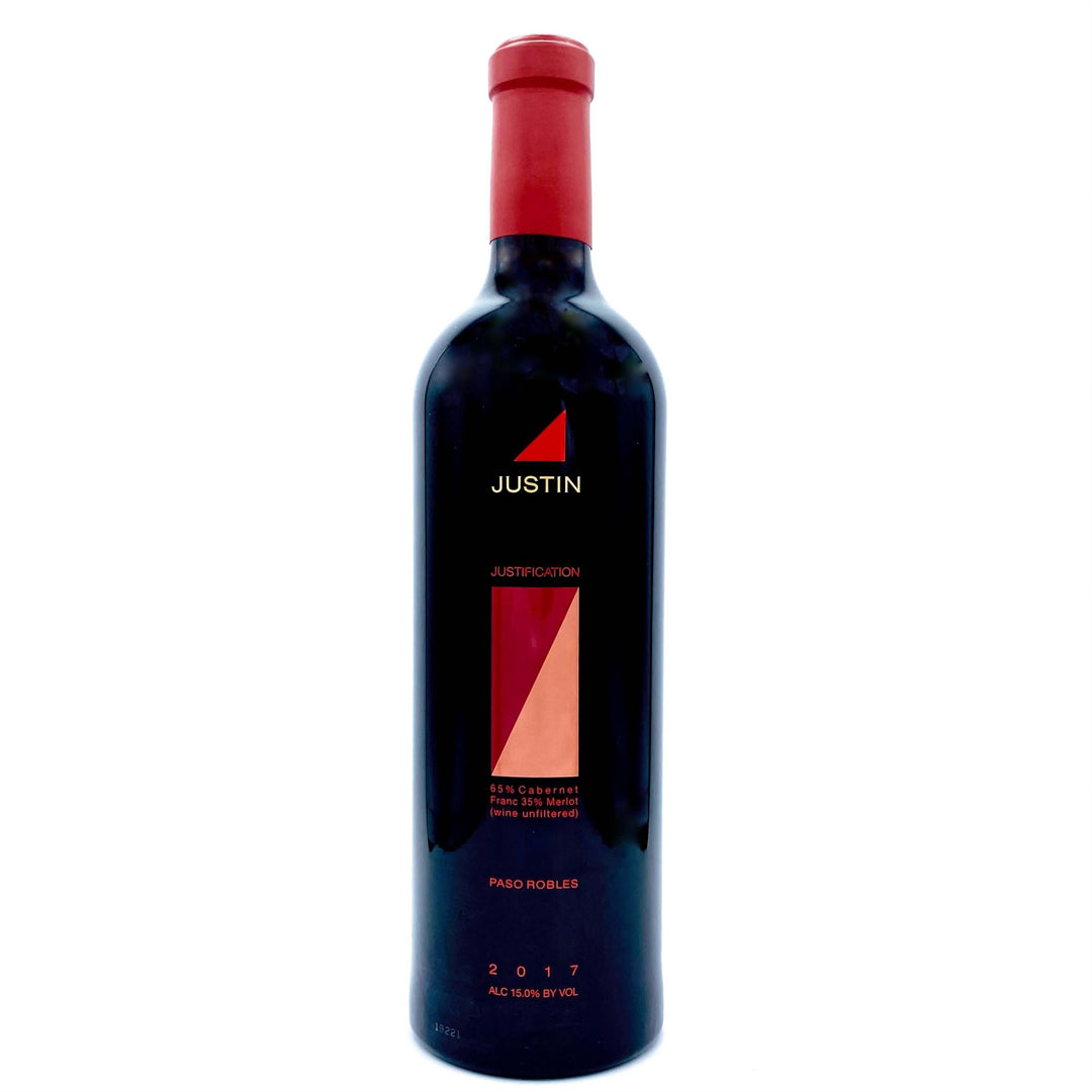 2017 JUSTIN JUSTIFICATION RED BLEND, PASO ROBLES CALIFORNIA-Happy Wine Calle Ocho