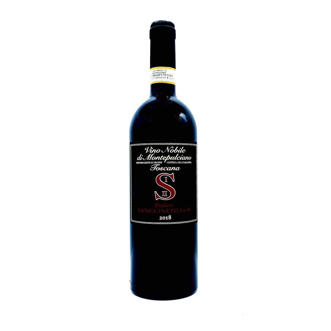 2018 PODERI SANGUINETO I & II VINO NOBILE DI MONTEPULCIANO, TOSCANA ITALY-Happy Wine Calle Ocho