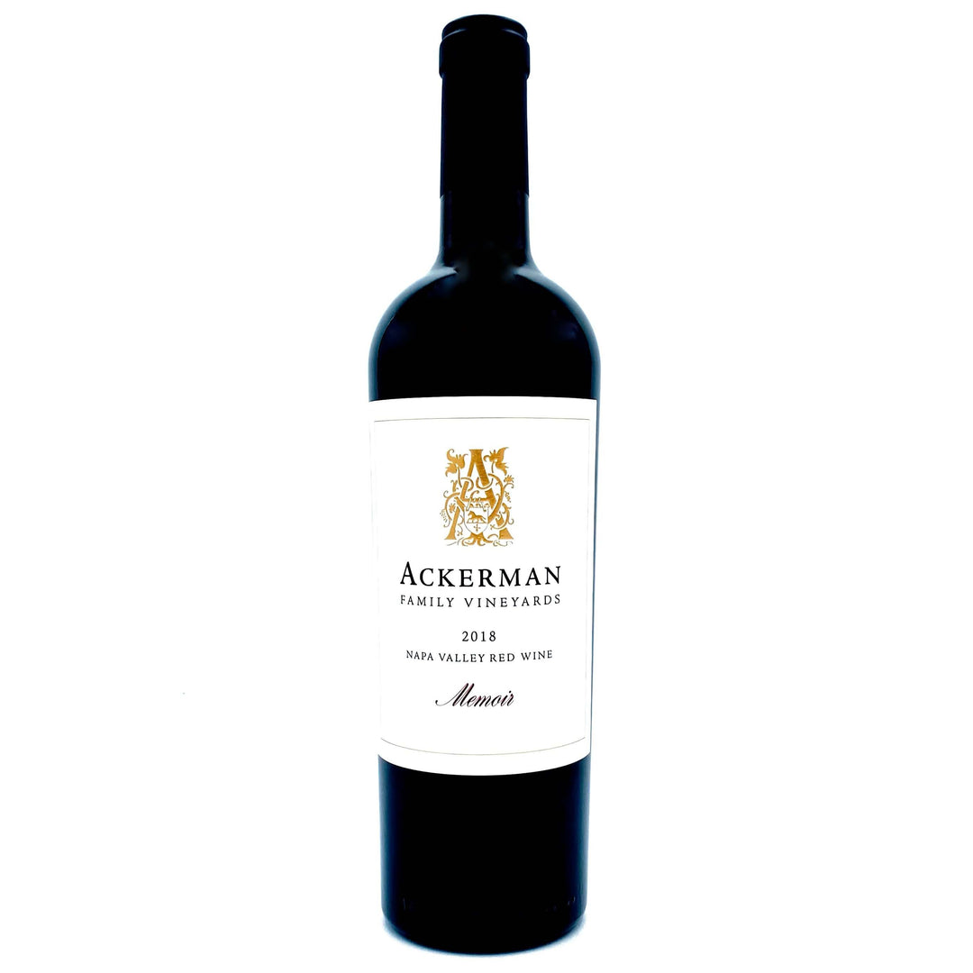 2018 ACKERMAN MEMOIR RED BLEND,  COOMBSVILLE NAPA VALLEY CALIFORNIA-Happy Wine Calle Ocho
