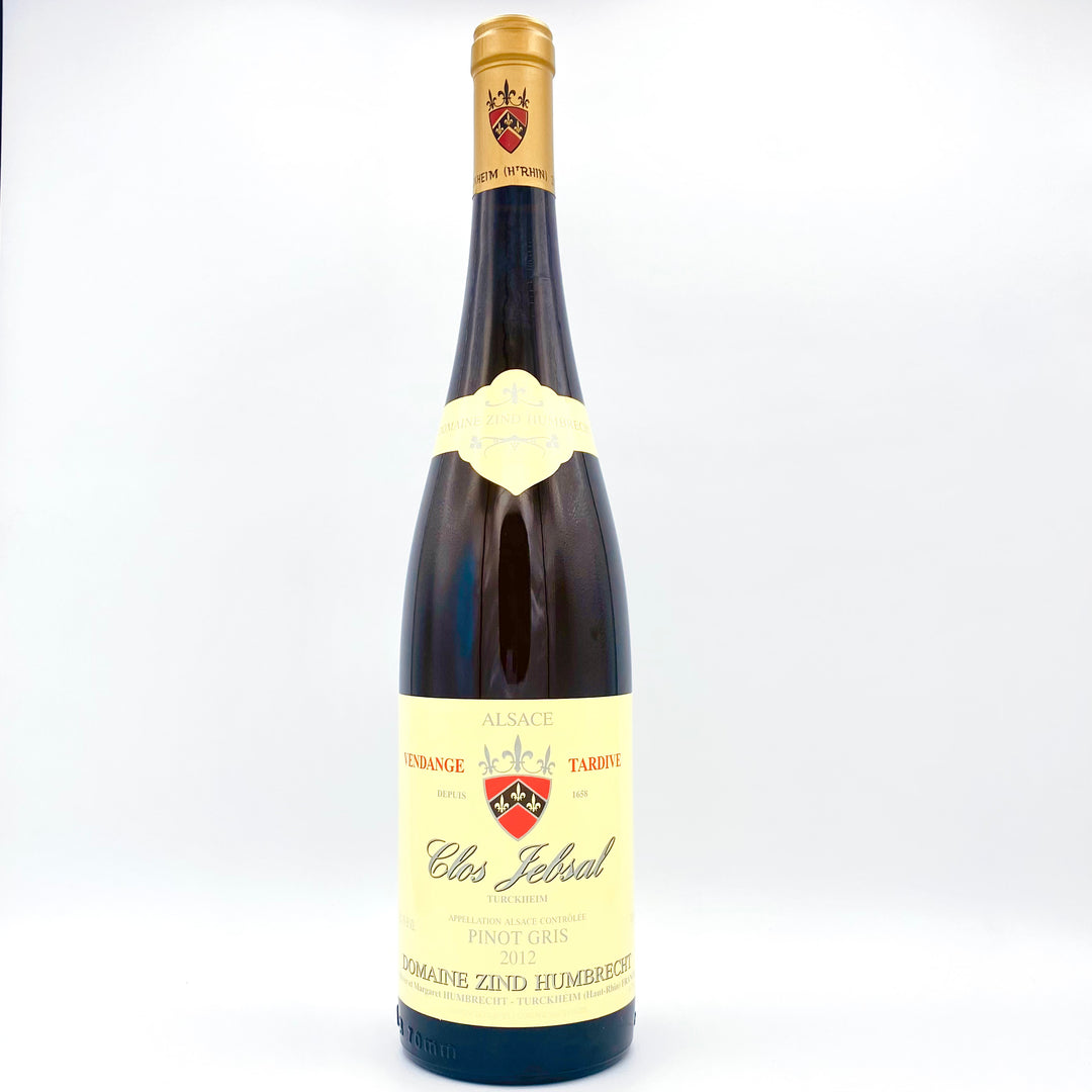 2012 DOMAINE ZIND HUMBRECHT CLOS JEBSAL PINOT GRIS VENDANGE TARDIVE, ALSACE FRANCE-Happy Wine Calle Ocho