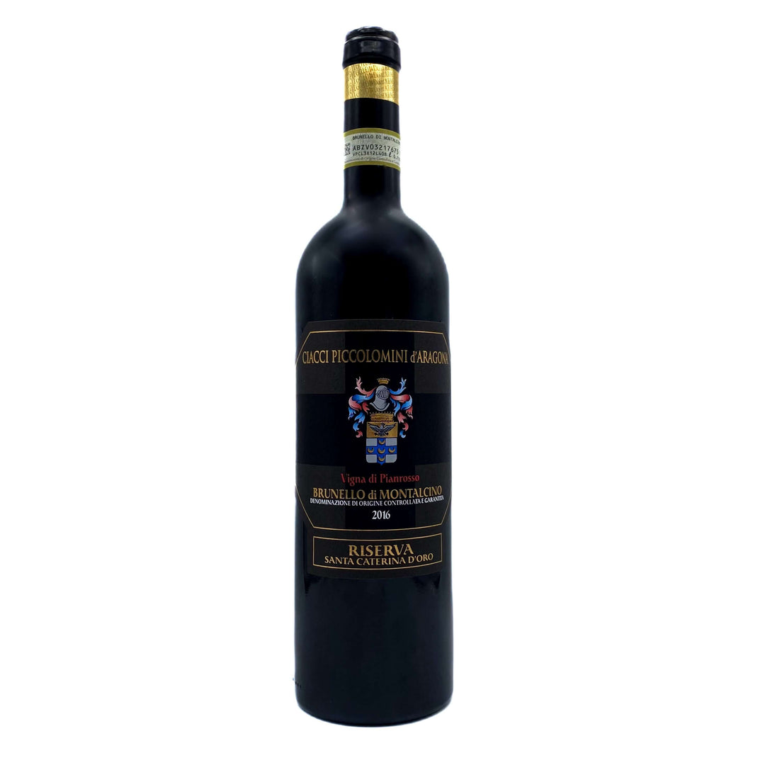 2016 CIACCI PICCOLOMINI D'ARAGON VIGNA DI PIANROSSO SANTA CATERINA D'ORO, RESERVA BRUNELLO DI MONTALCINO, TUSCANY ITALY-Happy Wine Calle Ocho